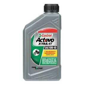 0281821 Castrol Actevo X-tra  10W40 4 Stroke Bottle