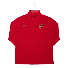 Adult Indiana Fever 1/4 Zip Intensity Top in Red by Nike