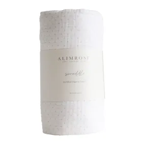 Alimrose - Baby Muslin Swaddle - Pink Spot