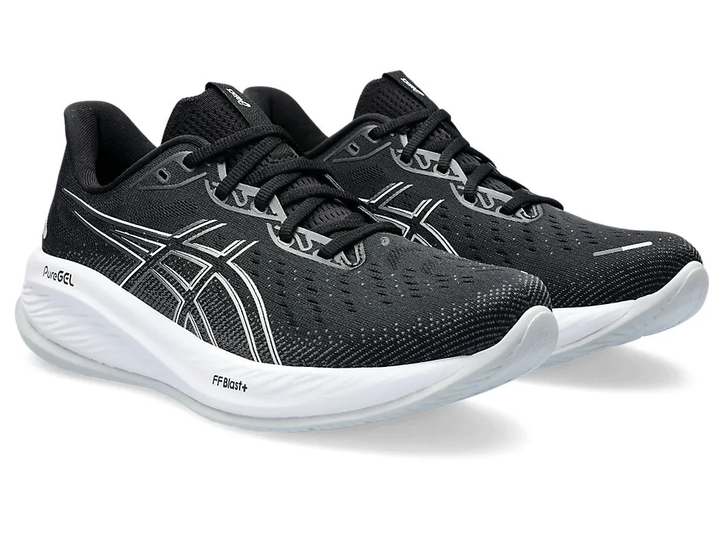 ASICS MEN'S GEL CUMULUS 26 (4E EXTRA WIDE) BLACK/SILVER