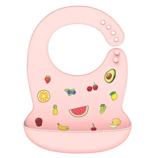 Baby Waterproof Adjustable Banana Bibs