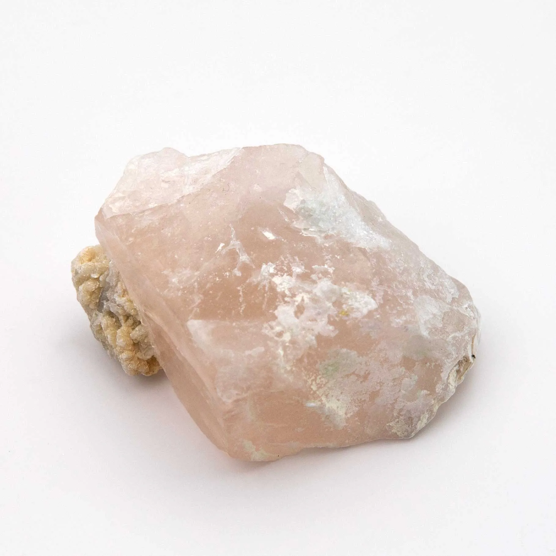 Beryl var. Morganite Terminated - w/ Cleavelendite