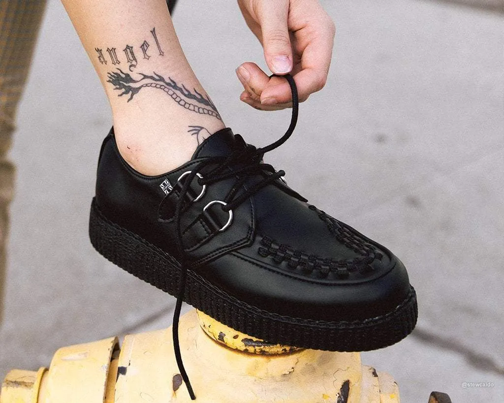 Black TUKskin Viva Low Creeper