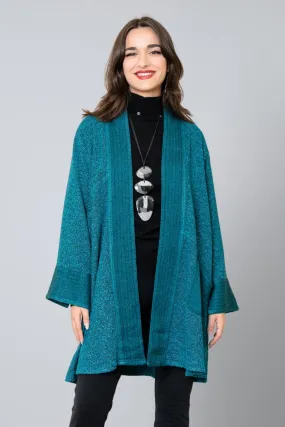 Bouclé Cardigan - Turquoise