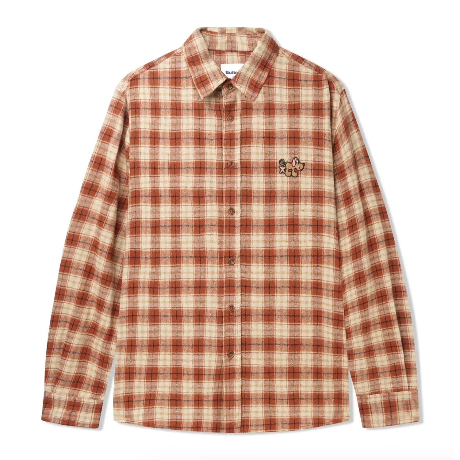 Butter Goods Pooch Flannel Shirt 'Brick'