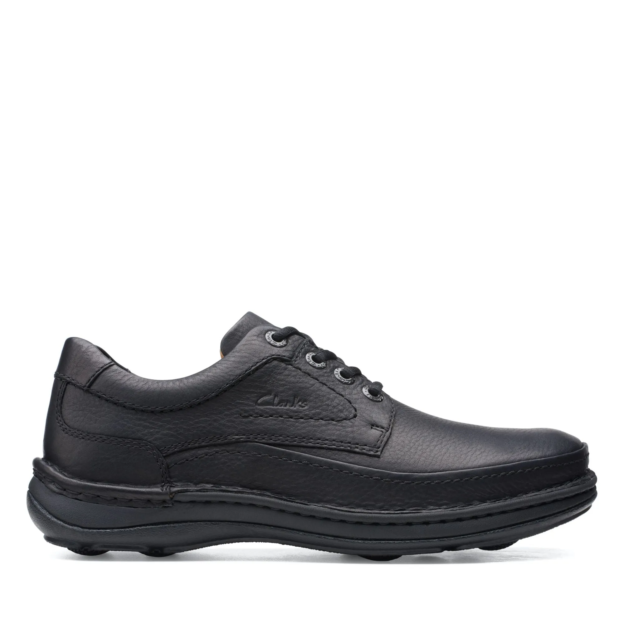 Clarks Nature Three Black Leather