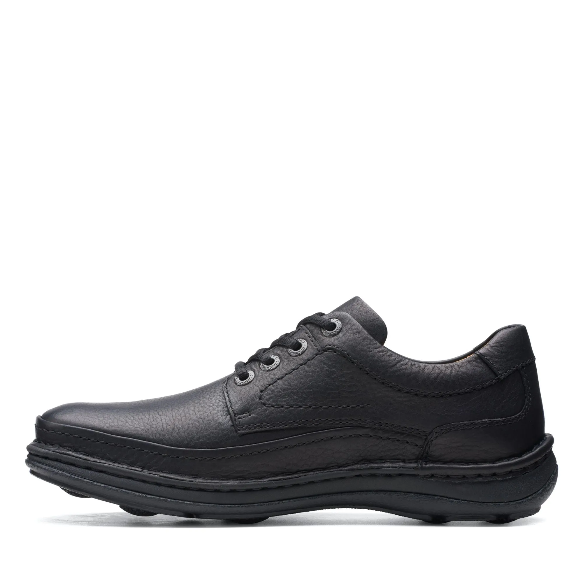 Clarks Nature Three Black Leather