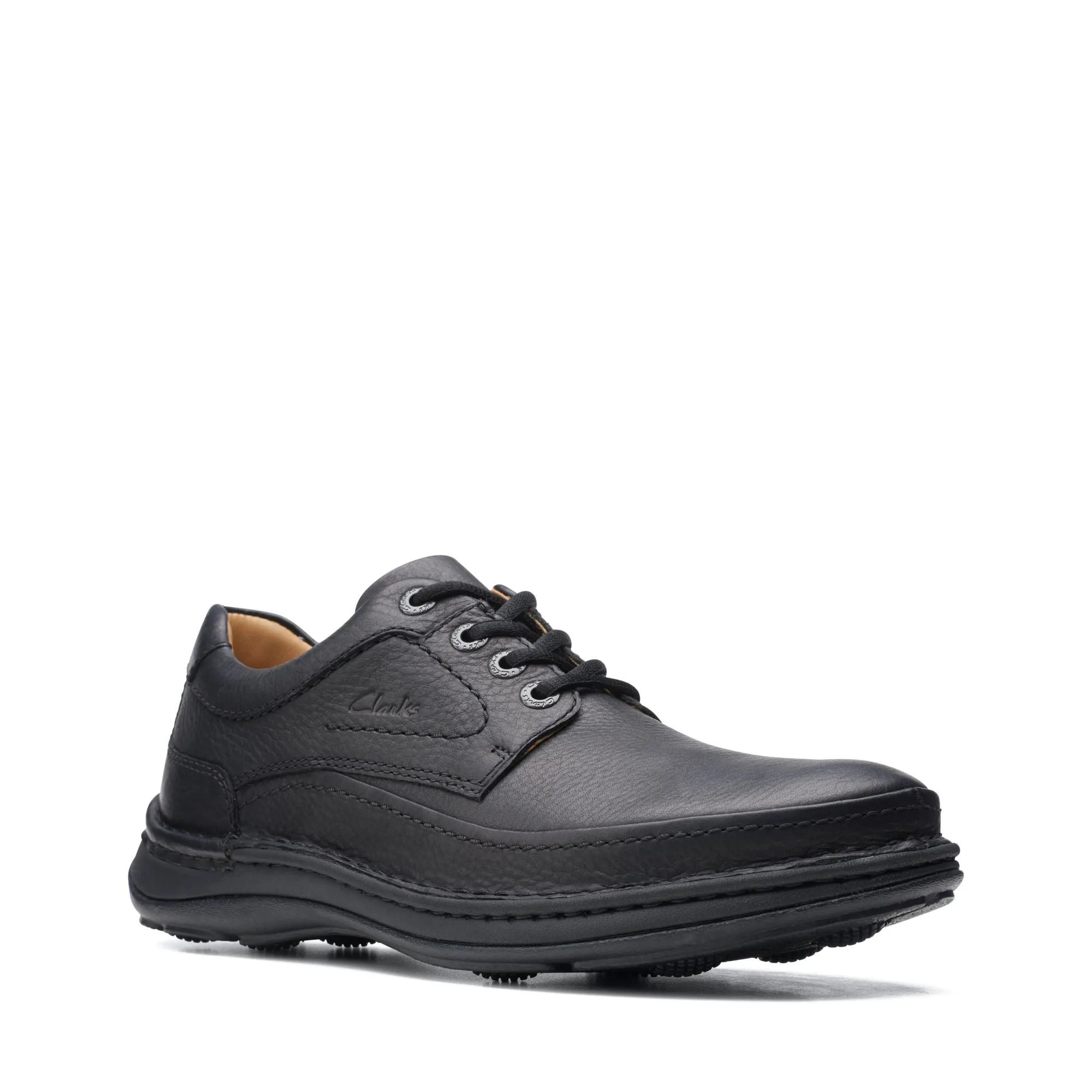 Clarks Nature Three Black Leather