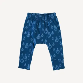 classic panda pant | azure pocket watch | organic cotton jersey