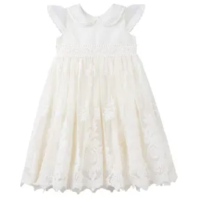 Designer Kidz - Ava Antique Lace Christening Dress