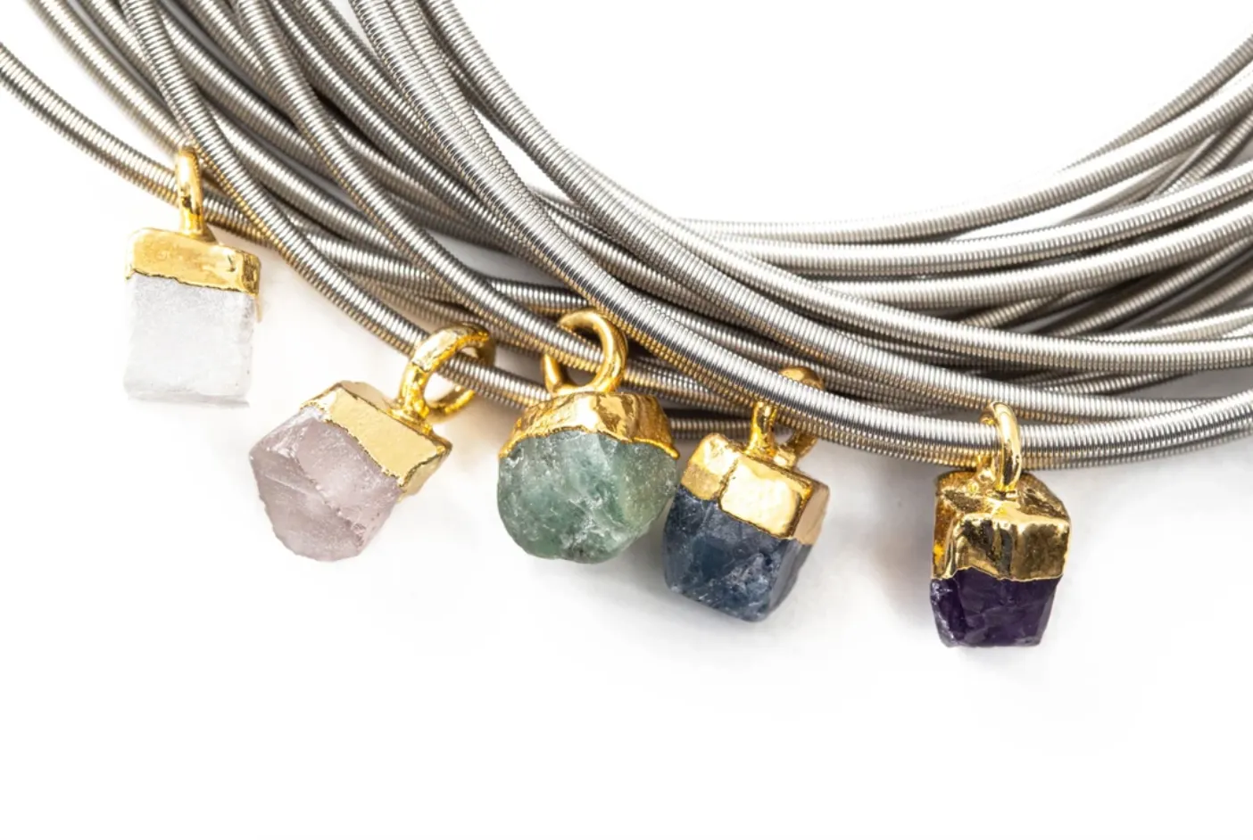 Dia Wellness Collection Crystal Charm Bracelets