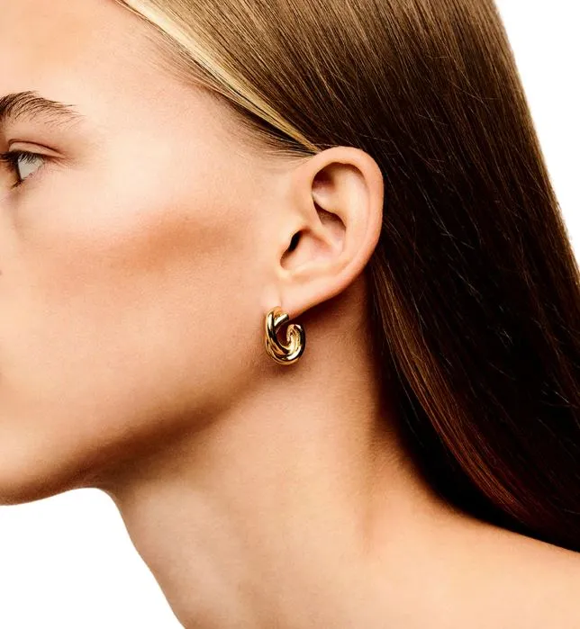 DIANA Earrings, Gold