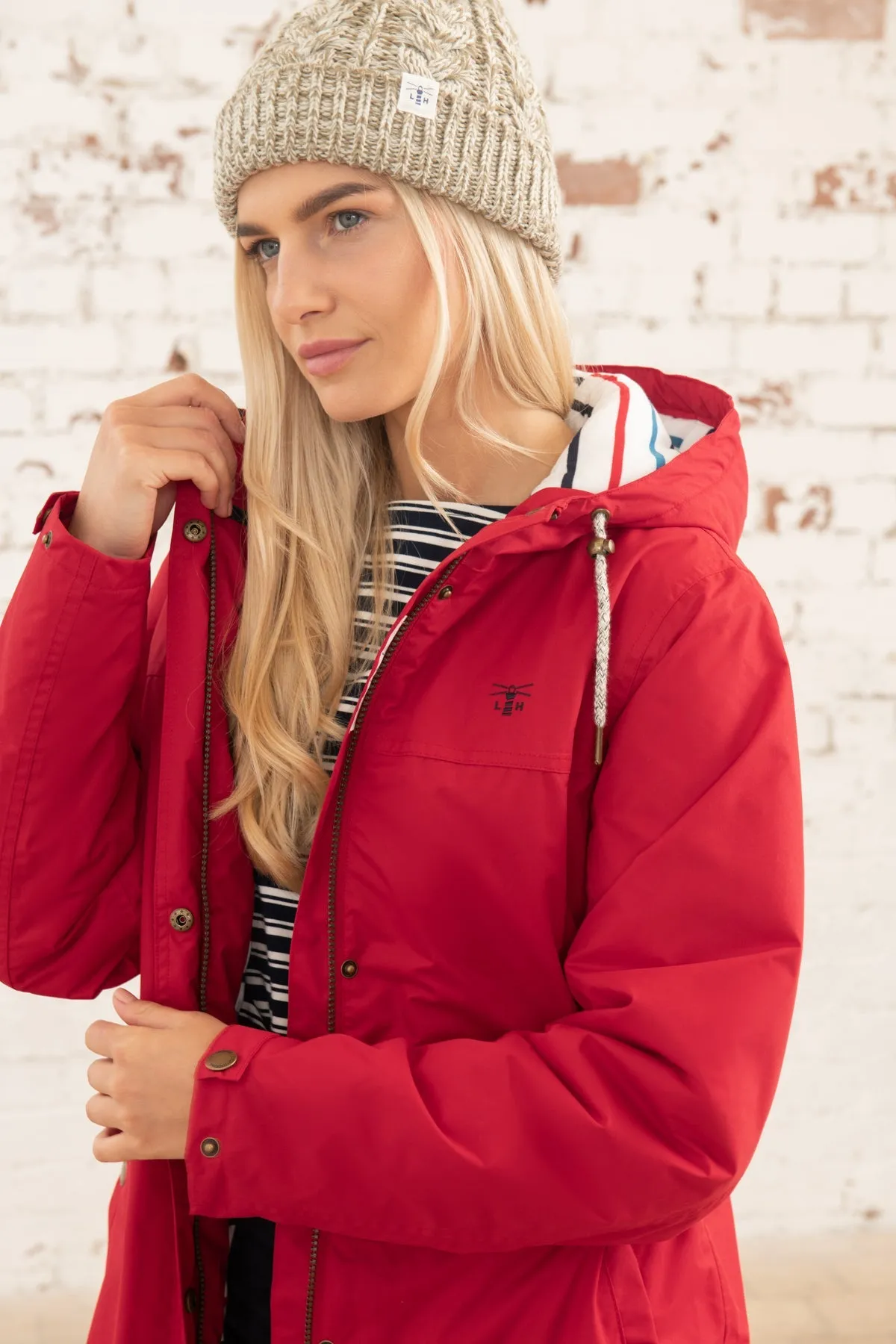 Eva Long Coat - Red