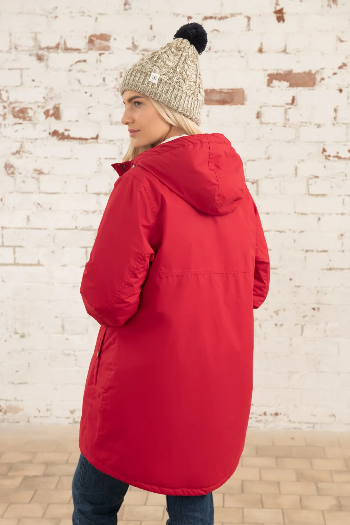 Eva Long Coat - Red