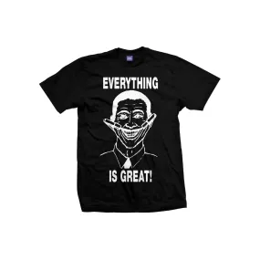 EVERYTHING IS GREAT TEE (BLACK)