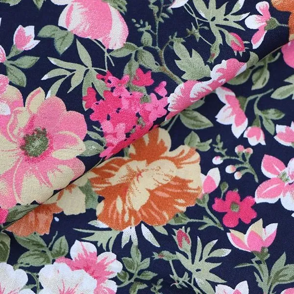 FS818_1 Floral Cotton Poplin