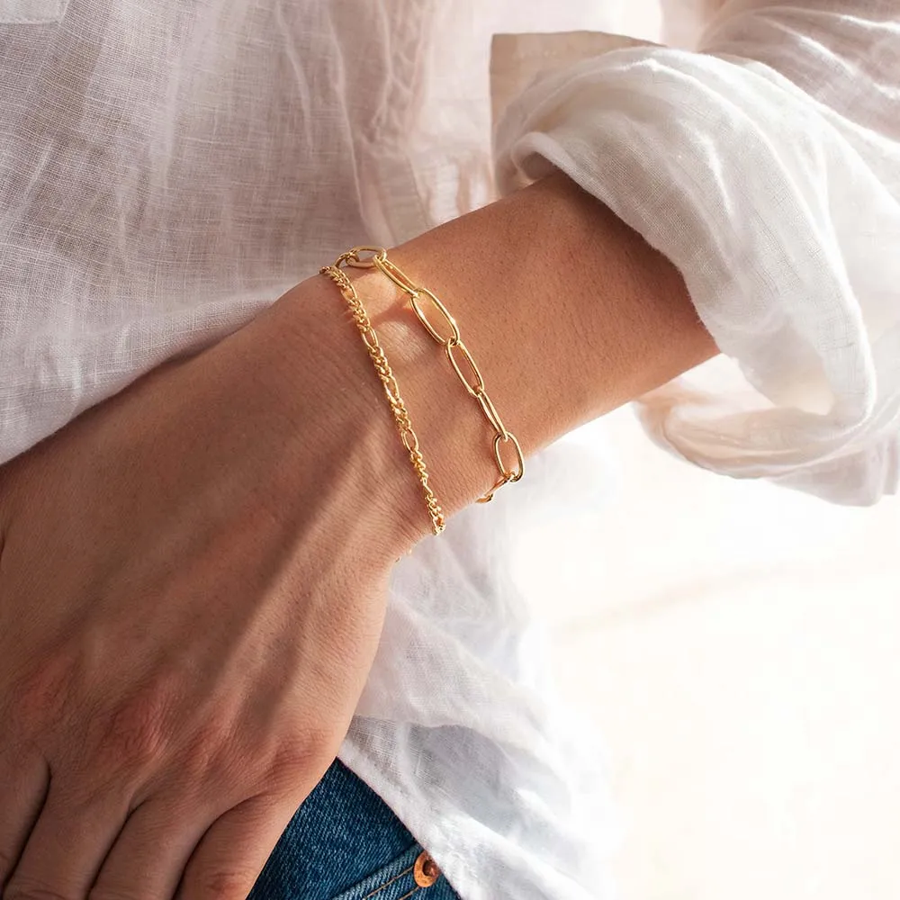 Gold Vermeil Chain Bracelet