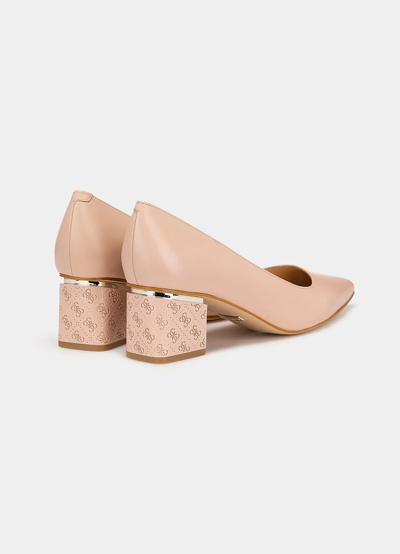 GUESS ZALEY BLOCK HEEL COURT SHOE - FINAL SALE ONLY