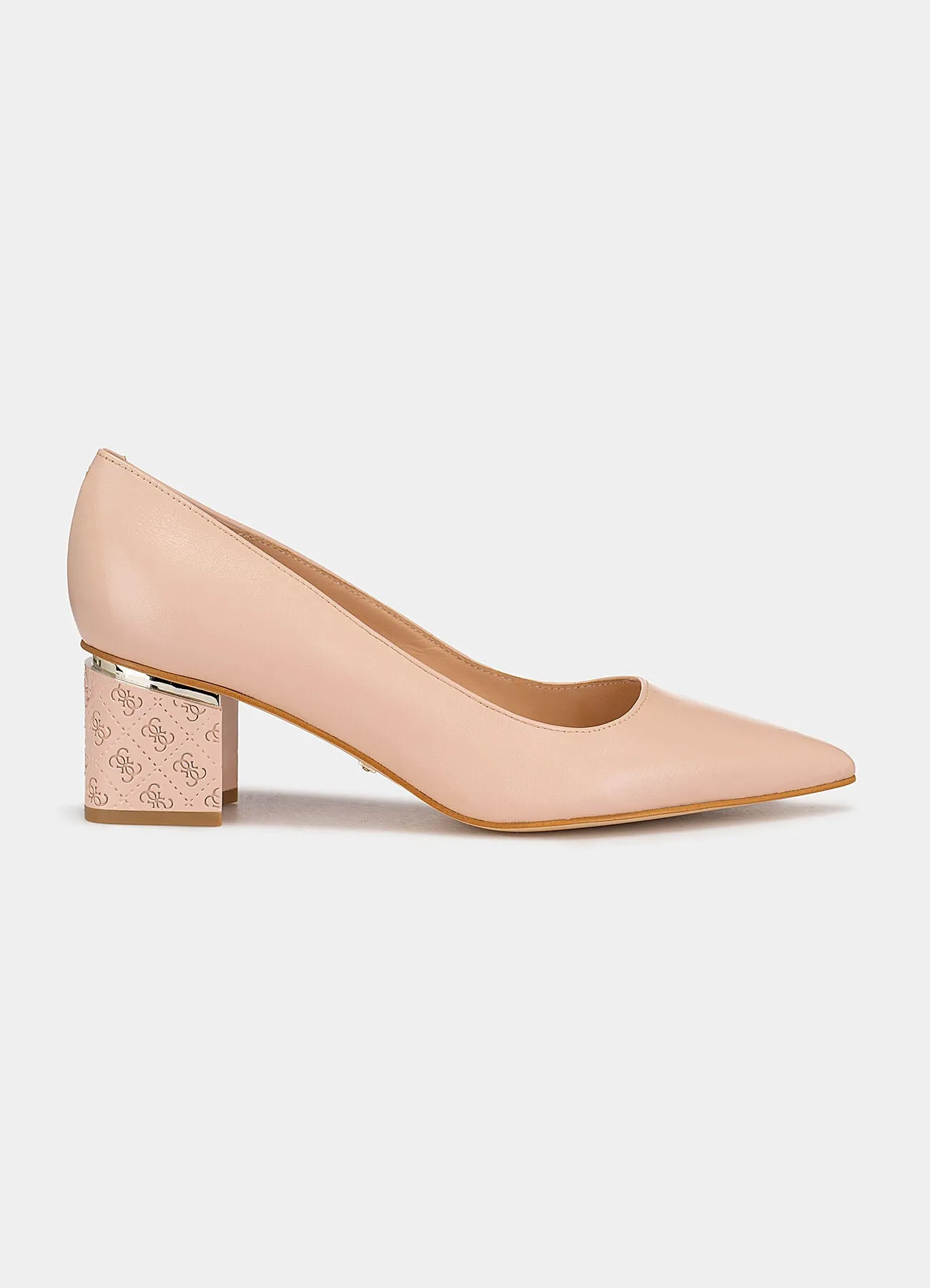 GUESS ZALEY BLOCK HEEL COURT SHOE - FINAL SALE ONLY