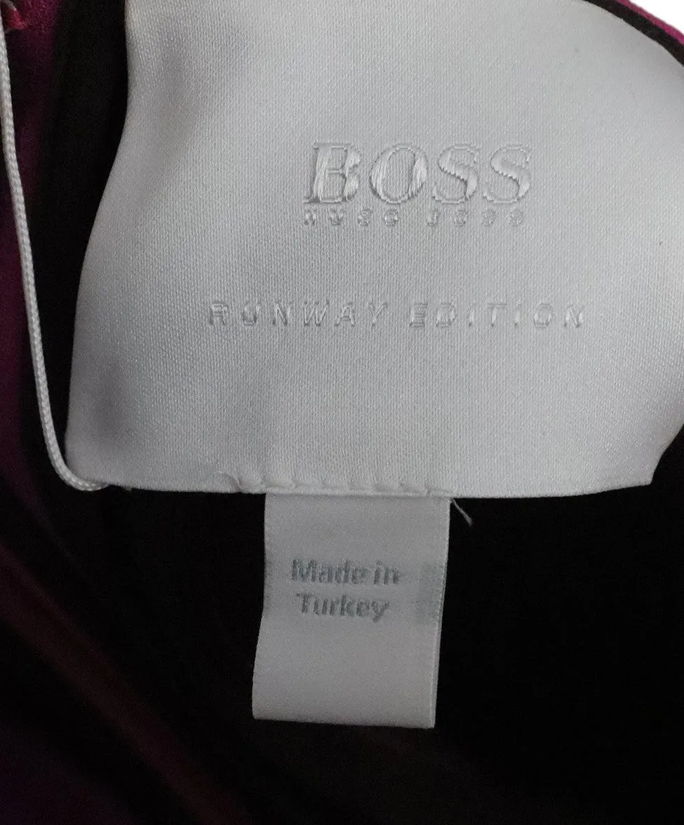 Hugo Boss Pink & Brown Top sz 8