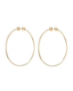 Icon Hoops Medium Earrings (Gold)