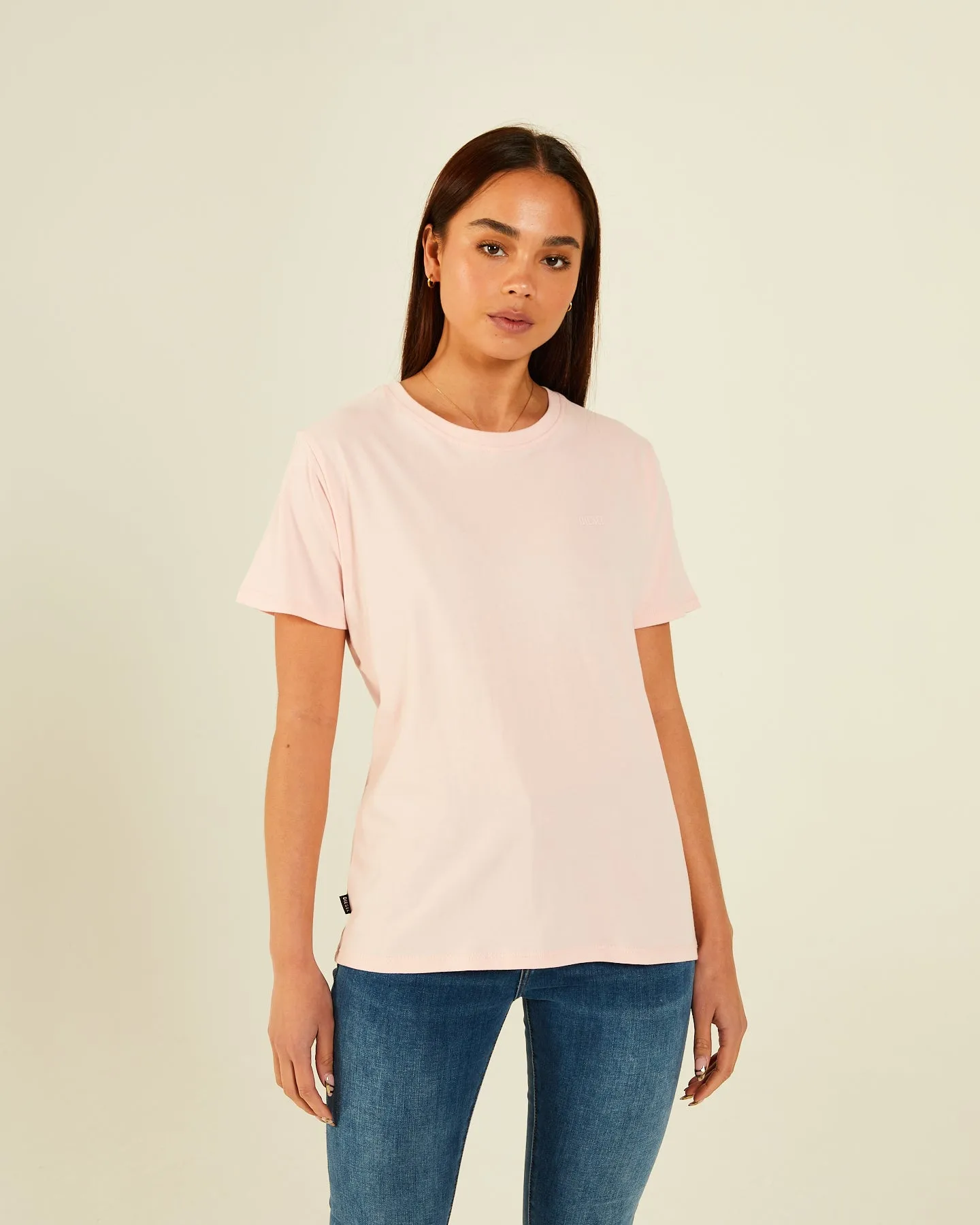 Jada Basic O Neck Bermuda Pink