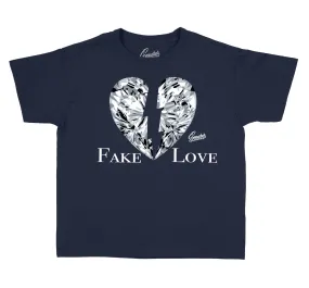 Kids Midnight Navy 3 Shirt - Love - Navy