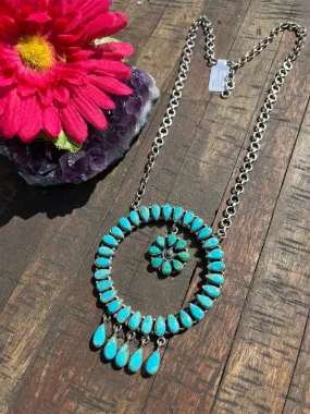 Kingman Circle Cluster Necklace #2