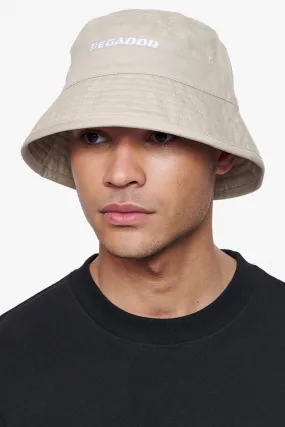 Logo Cotton Twill Bucket Hat Sand