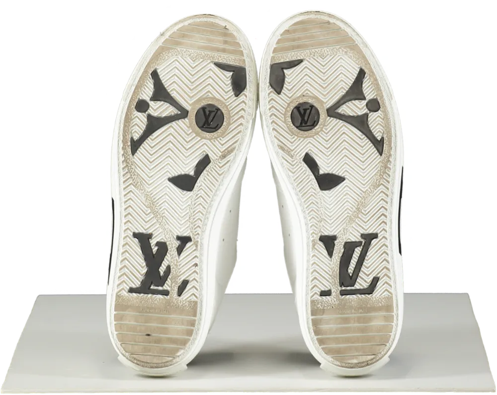 Louis Vuitton White LV Logo Charlie Trainers UK 5 EU 38 👠