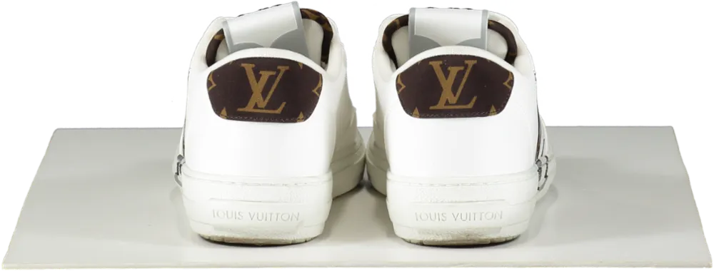 Louis Vuitton White LV Logo Charlie Trainers UK 5 EU 38 👠