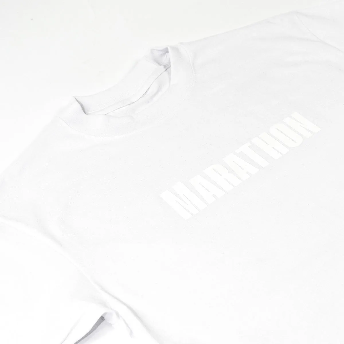 Marathon Lifestyle Tonal T-Shirt - White