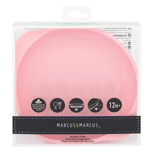 Marcus & Marcus Silicone Suction Plate Pink