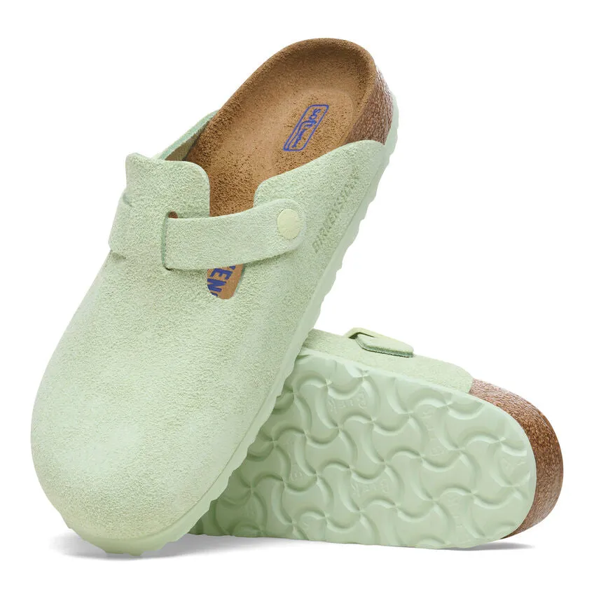 mens birkenstock boston bs (faded lime)