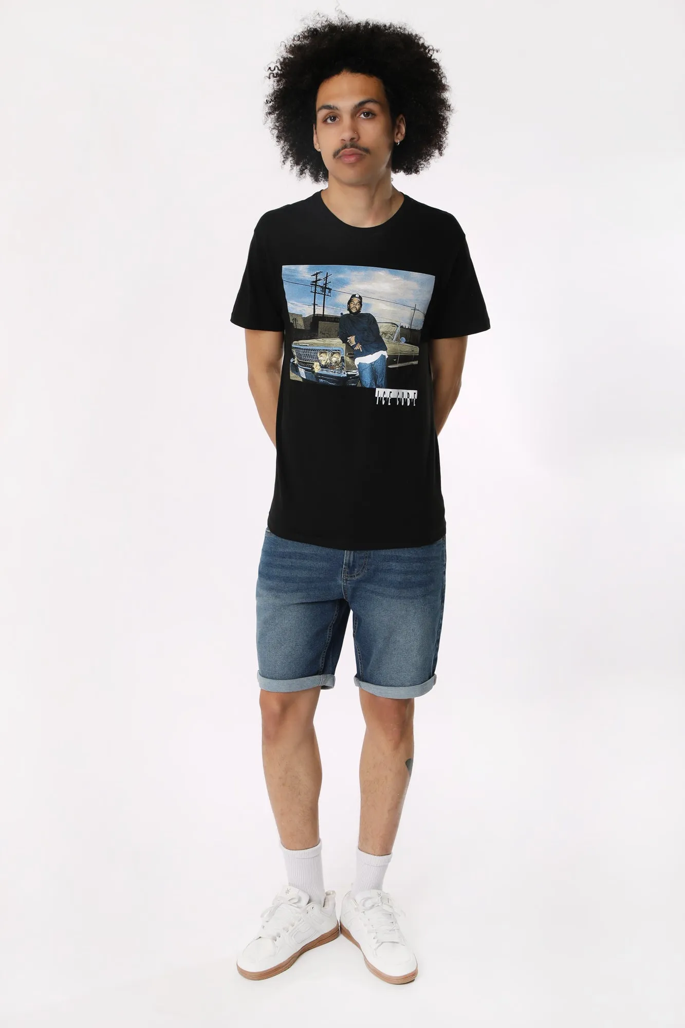 Mens Ice Cube Photo T-Shirt