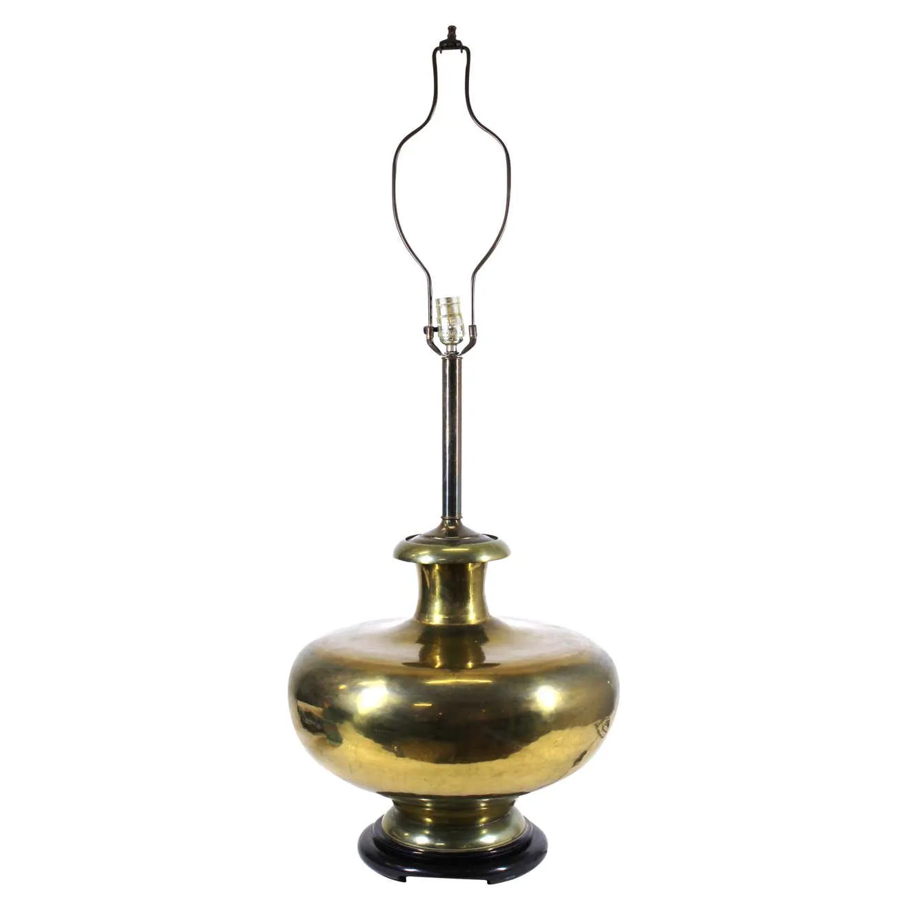 Mid-Century Modern Brass Table Lamp