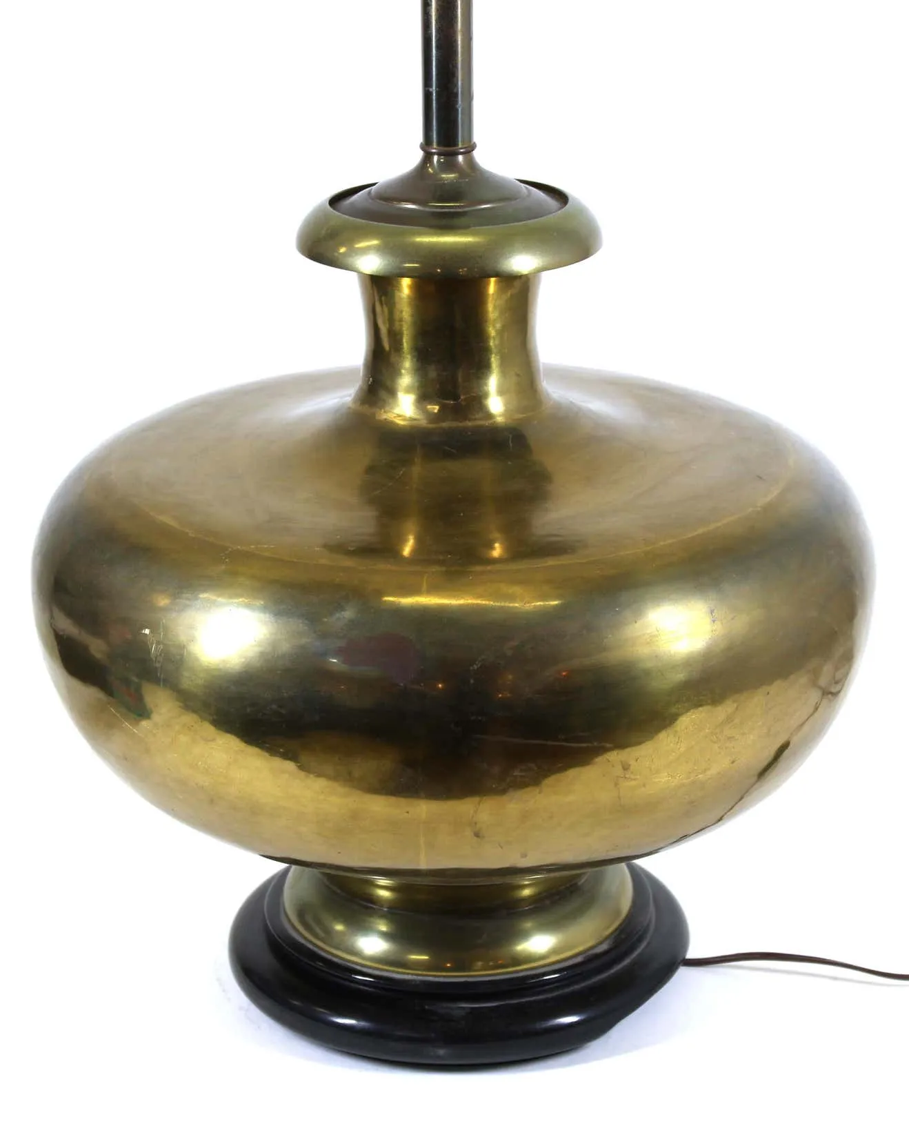 Mid-Century Modern Brass Table Lamp