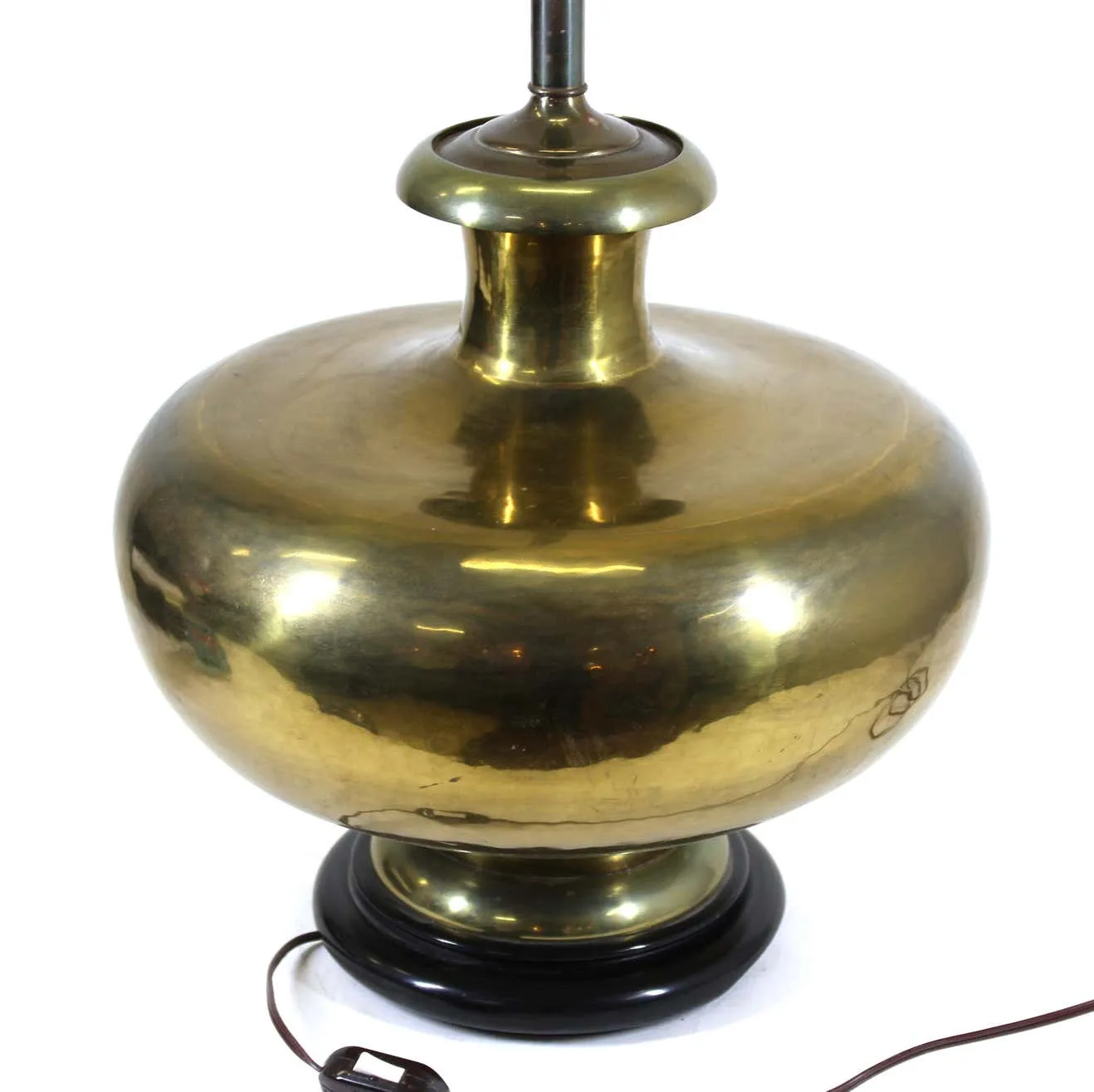 Mid-Century Modern Brass Table Lamp