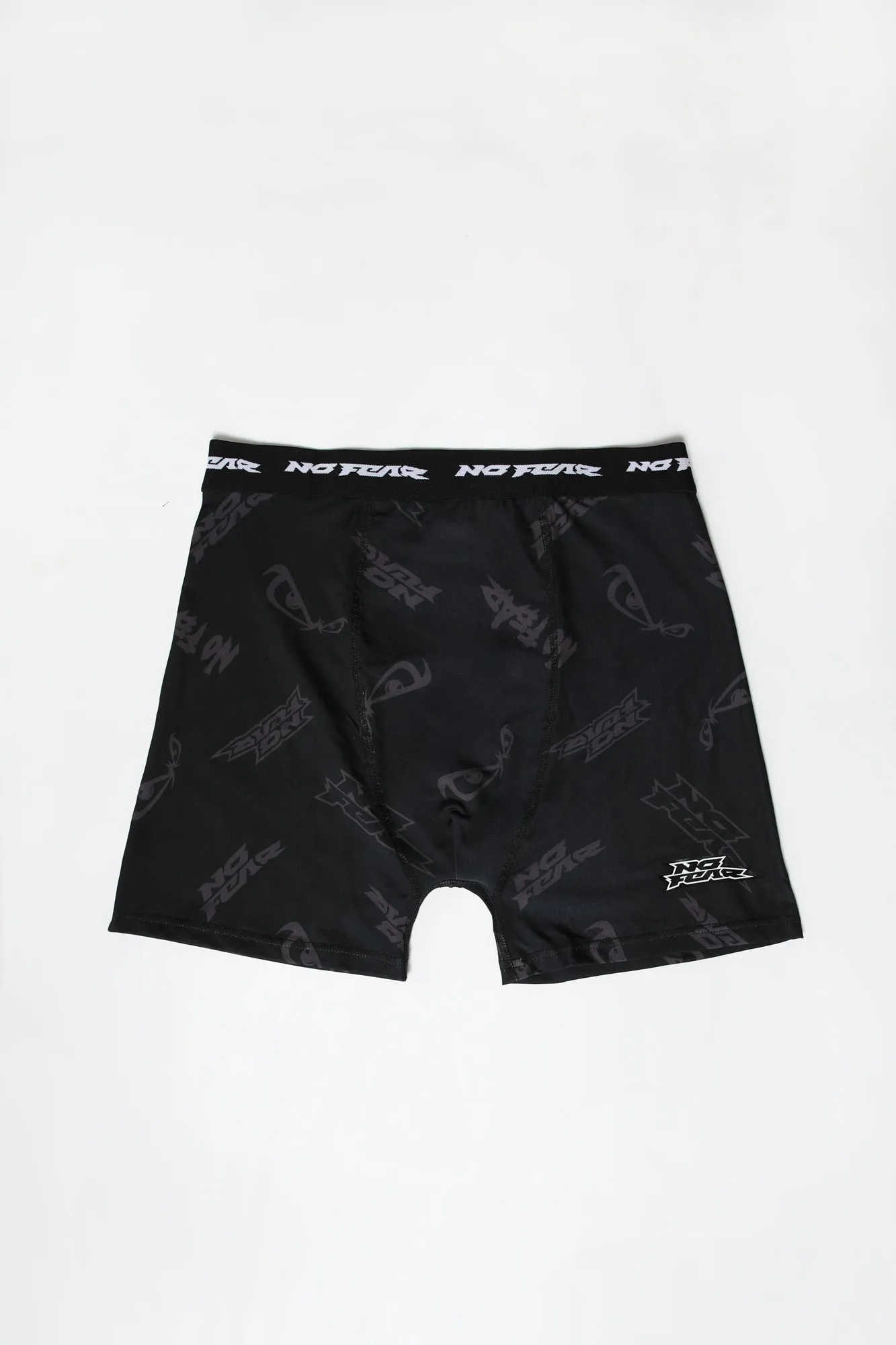 No Fear Mens Logo Print Boxer Brief