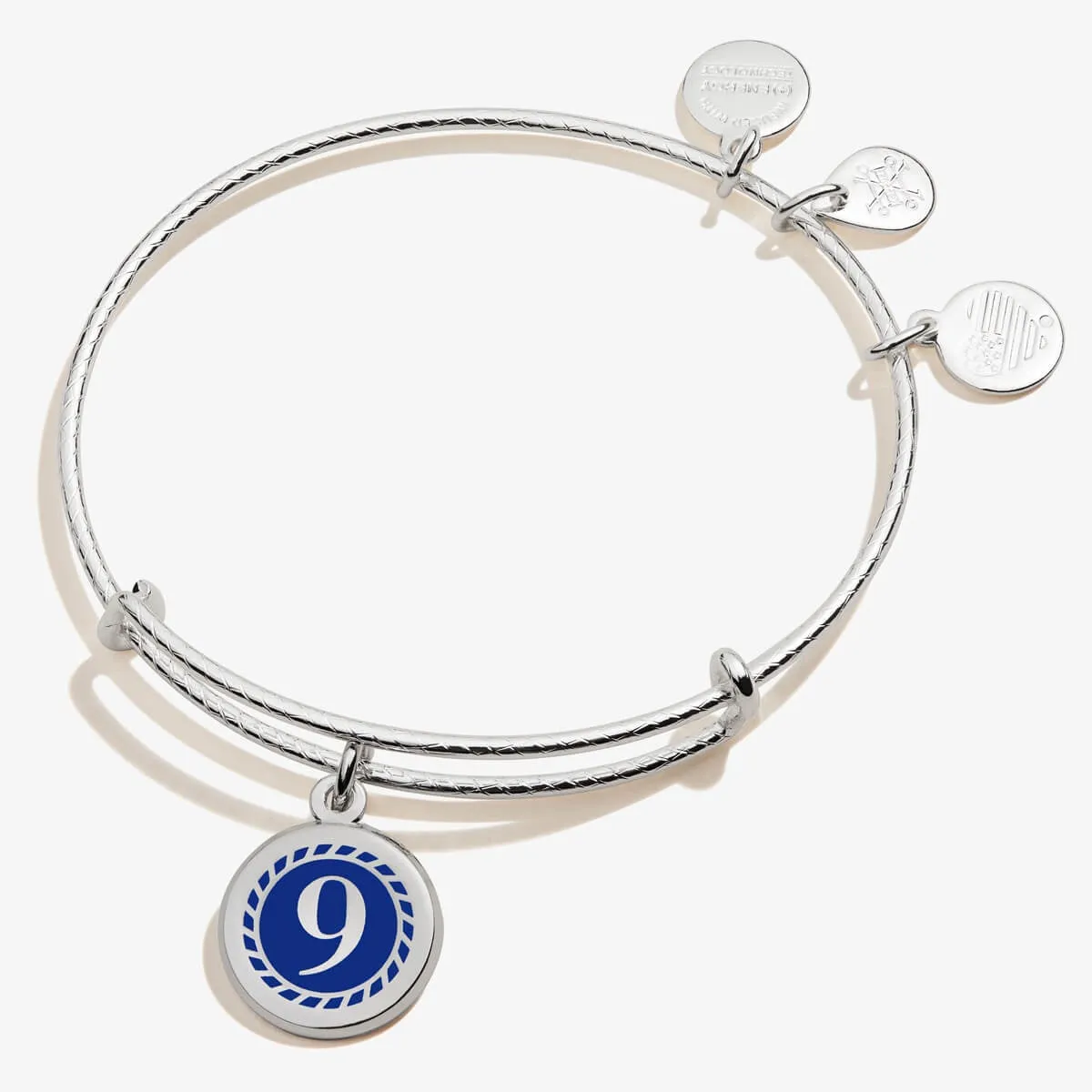 Number 9 Charm Bangle