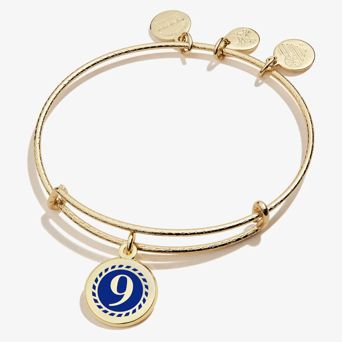 Number 9 Charm Bangle