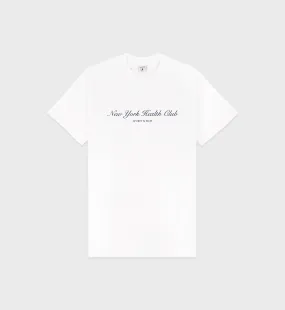 NY Health Club T-Shirt - White/Navy