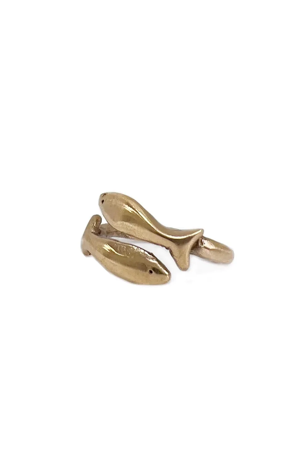 Pesci Che Volano Matera Bronze Ring