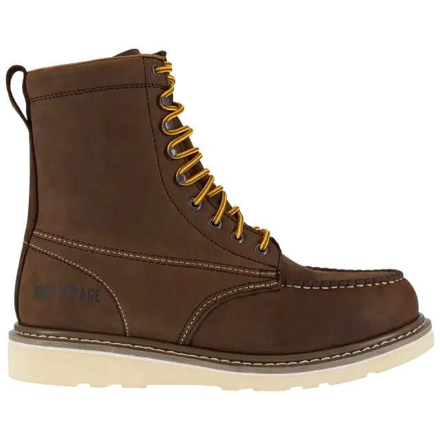 Reinforcer Steel-Toe 8 inch Work Boot Brown