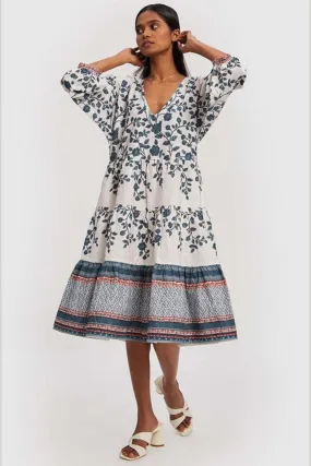 Reistor Kimono Sleeve Midi Dress