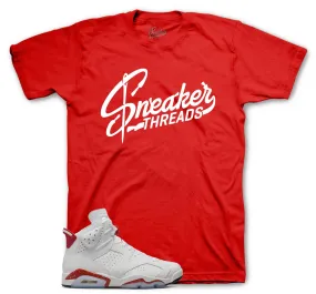 Retro 6 Red Cement ST Logo Shirt