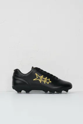 Scarpe da calcio Galassia in pelle nera