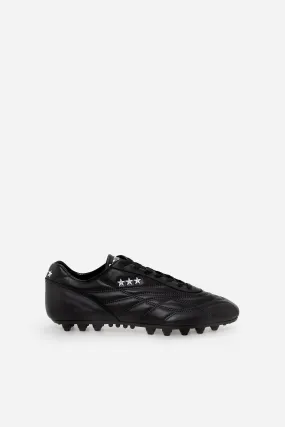 Scarpe da calcio New Star in pelle nera