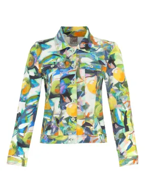 Simply art by Dolcezza - Cotton Stretch Jacket with rhinestones - Orangerie