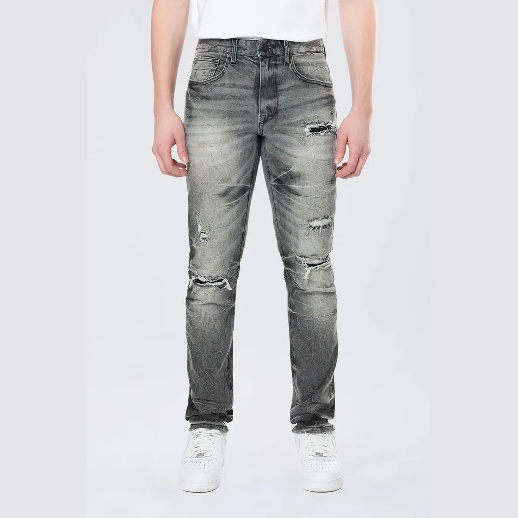 Slim Wave Effect Jeans - Eris Grey